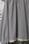 AVIVA JIFEI XUE 25 Autumn/Winter Round Neck Layered Balloon Top/Skirt AJX-FW25-RNLBT-DMCWD-Dove Microcheck Top (FW25-RNLBT)